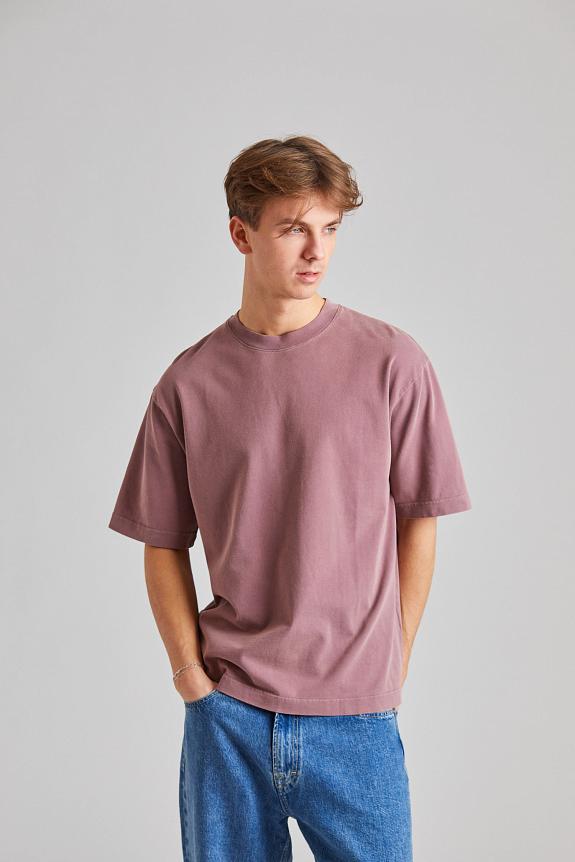 Acne Studios Crew Neck T-Shirt Plum Purple FN-UX-TSHI000018